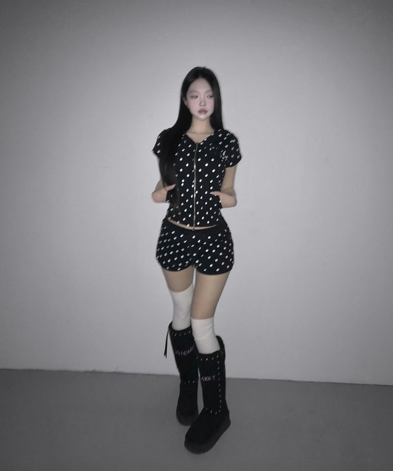 dot petty shorts (2colors)
