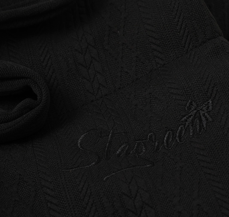 Sweet Ribbon Corduroy Padded Jumper