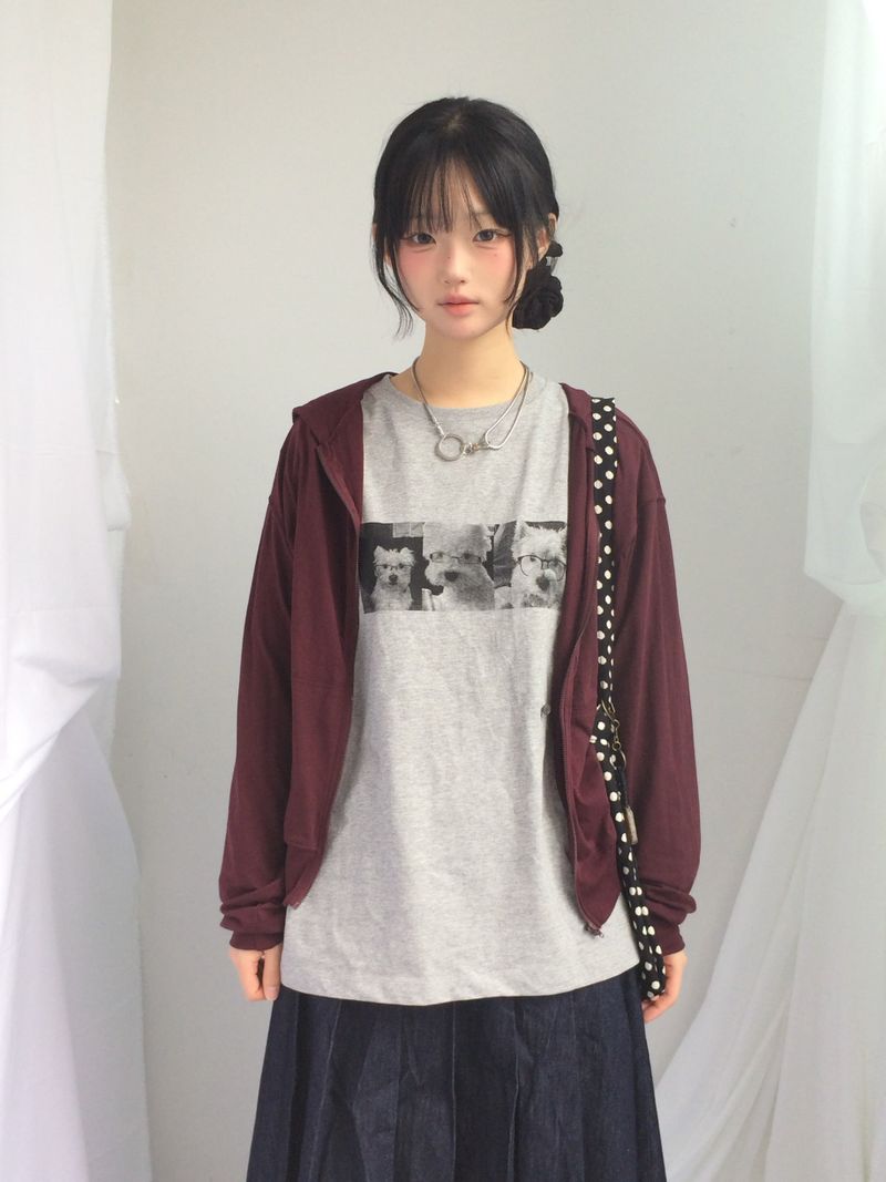 ner.ui.bin(ノエビン)の「Puppy button t(Tops)」