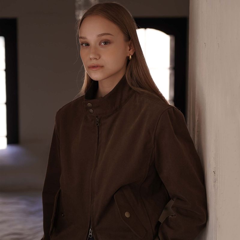 Brown Twill Jacket