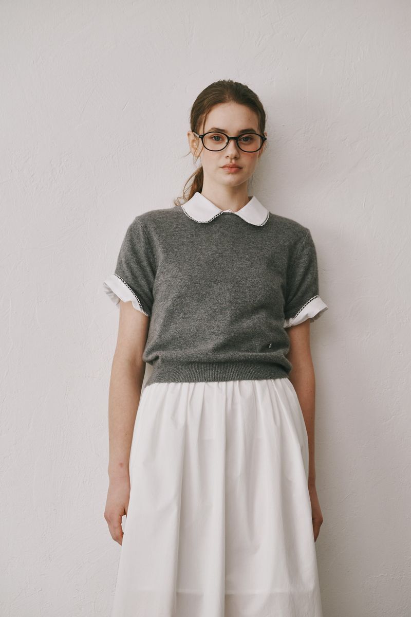 Camel round half knit (Camel)