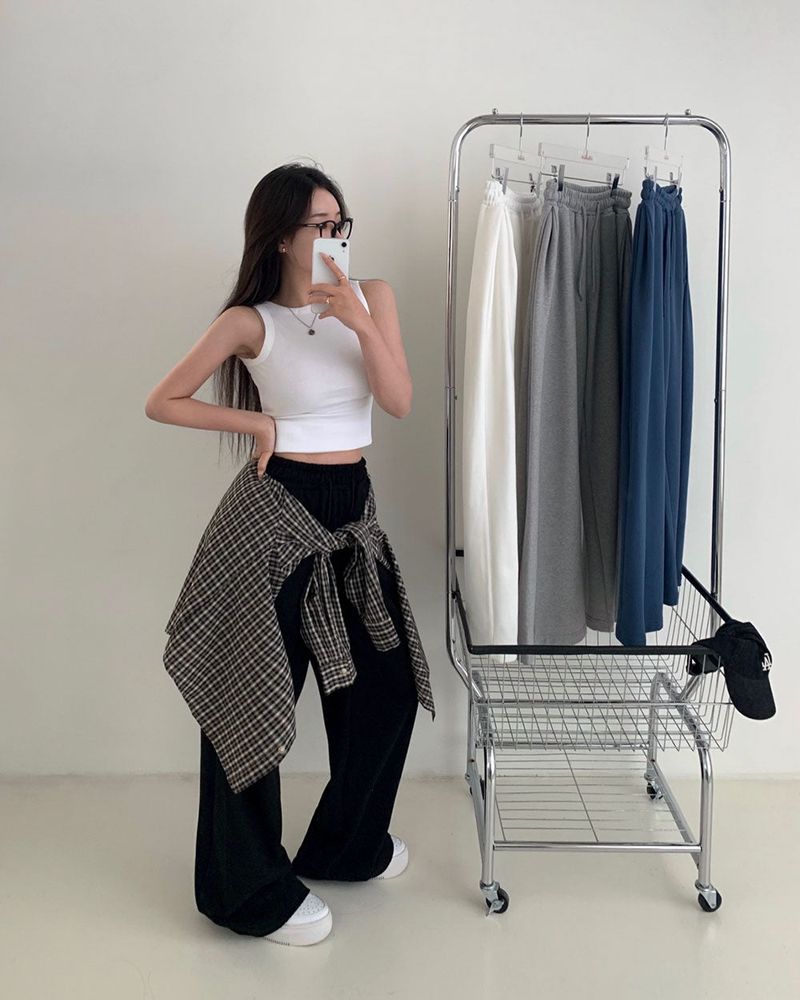 [BELLIDE MADE] Side Folding Wide Training Pants
