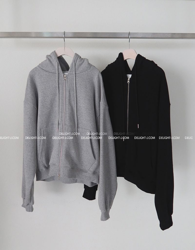 Napping Two-Way Daily Hooded Zip-Up