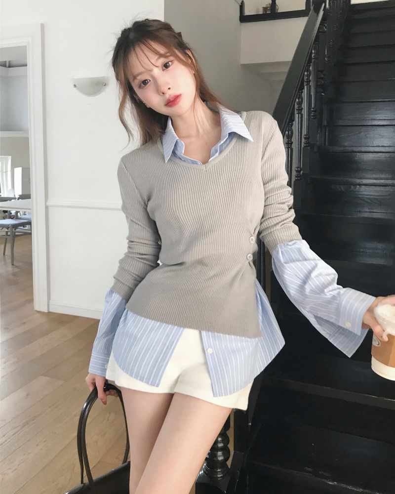 cloudemotion(クラウドエモーション)の「clim fit button slim NT(Tops)」