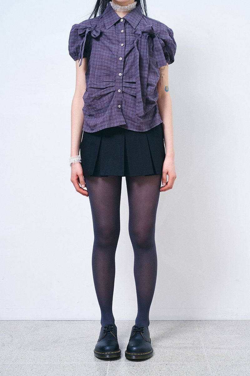 Raucohouse（ラウコハウス）の「Saint pleated mini skirt pants（Skirts）」