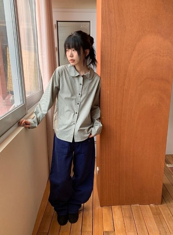 Gaible Front Pocket Straight Cotton Pants