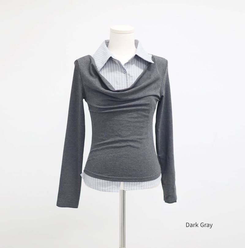 Fancy Shirred T-Shirt