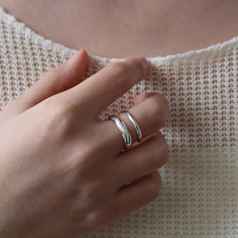 Bold double ring