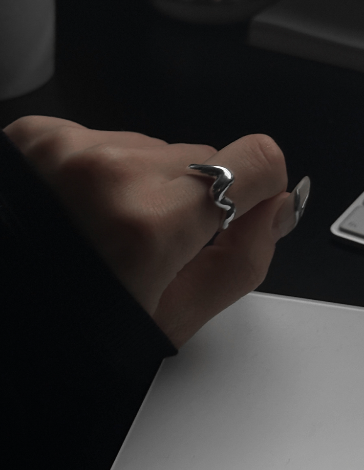 [mnem] Mori Silver Ring