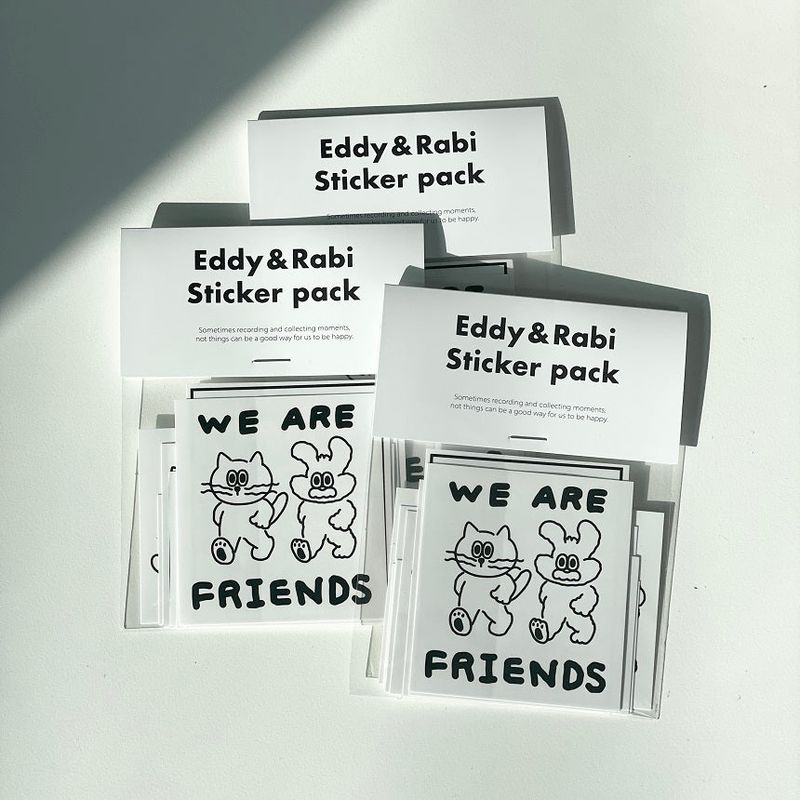 Eddy&Rabi Drawing Sticker Pack