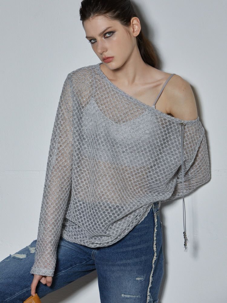 ONE-SHOULDER COVER UP