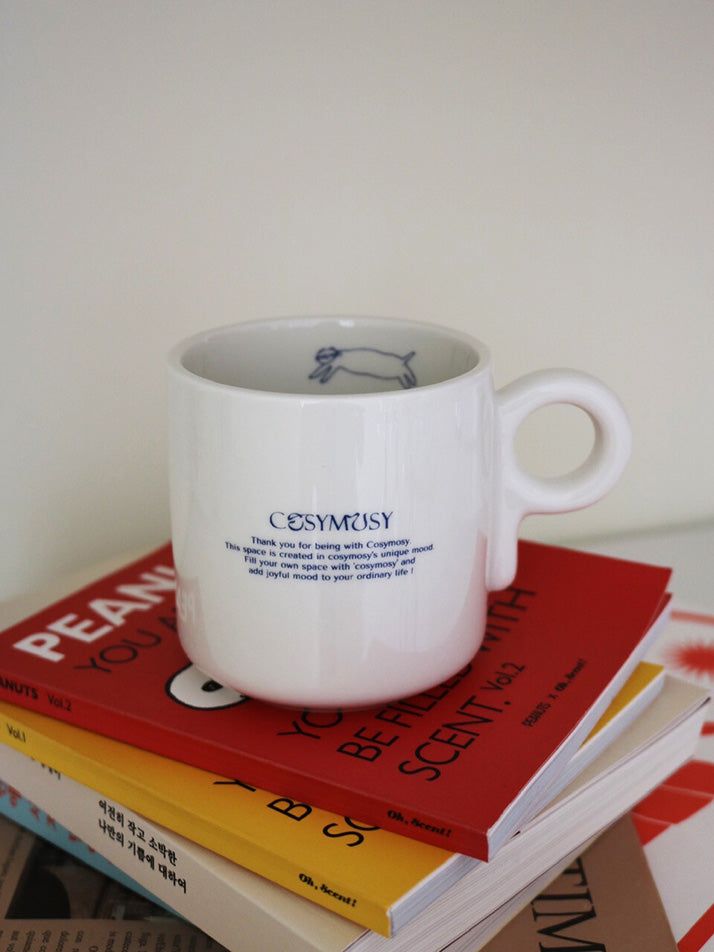 Hiding Cat Mug