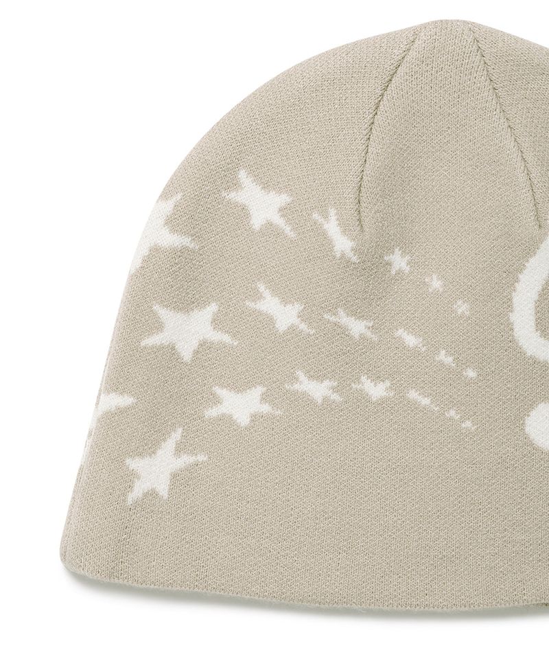 JACQUARD GUITAR BEANIE BEIGE(CV2DSUAB23A)
