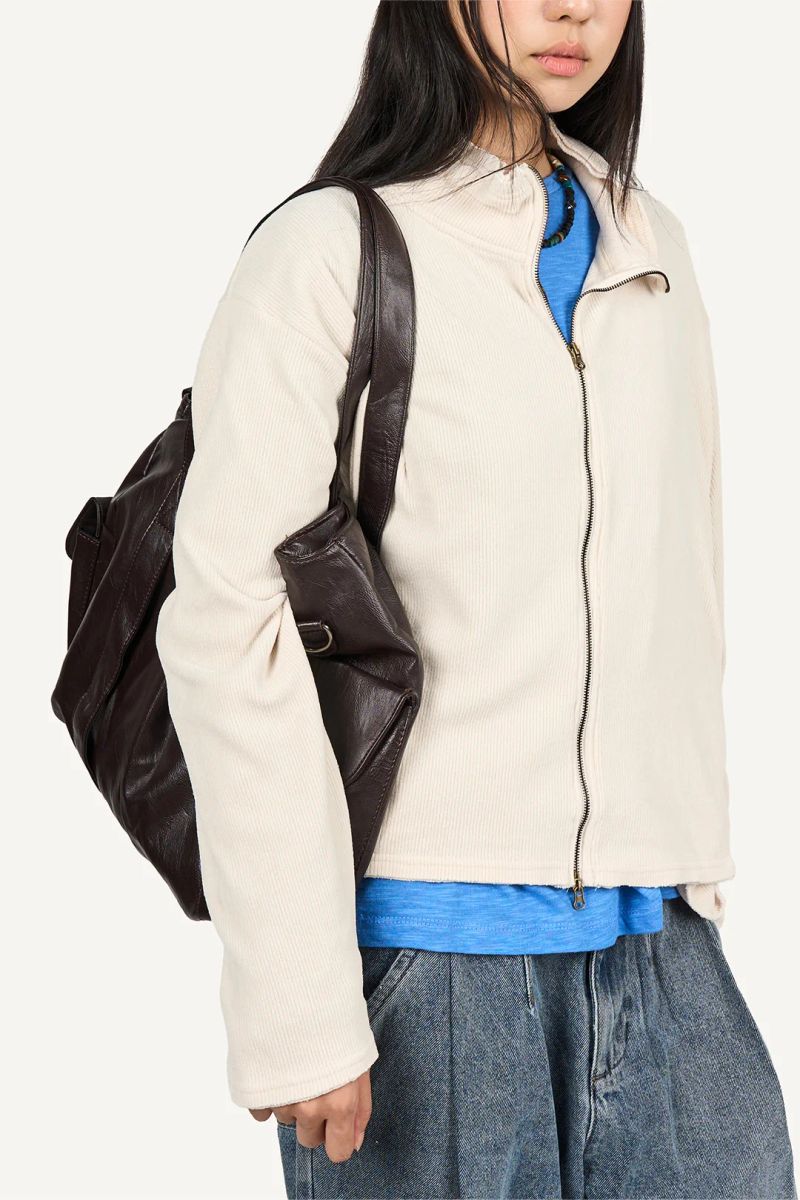 Soft Jersey Two-Way Zip-Up
