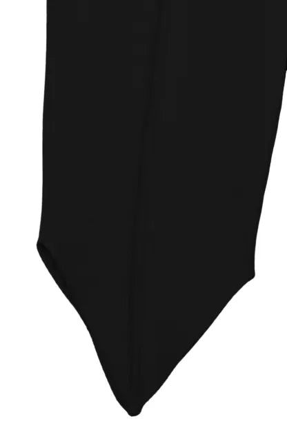 V Cut rib half pants