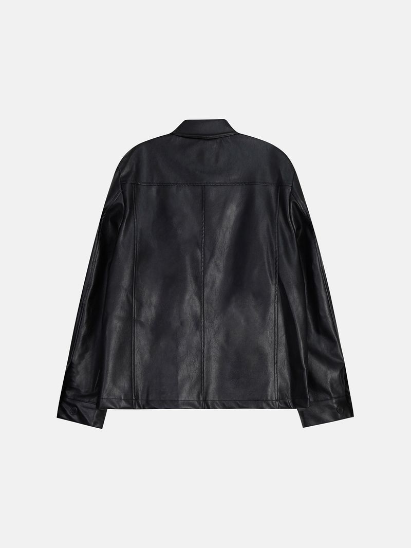 Web Leather Jacket