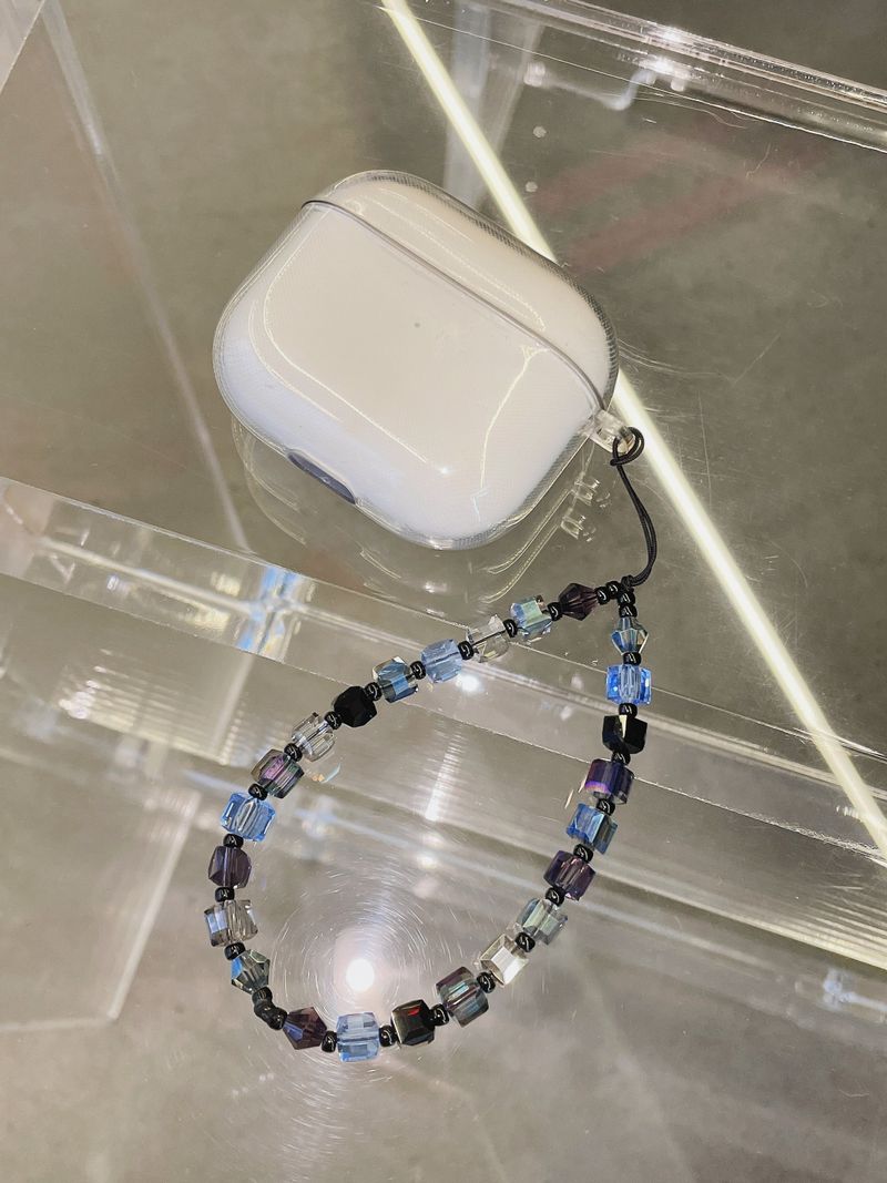 Aurora Night Crystal Phone Strap Short