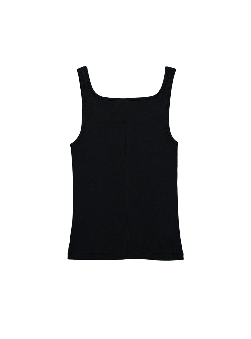 Square sleeveless (black)