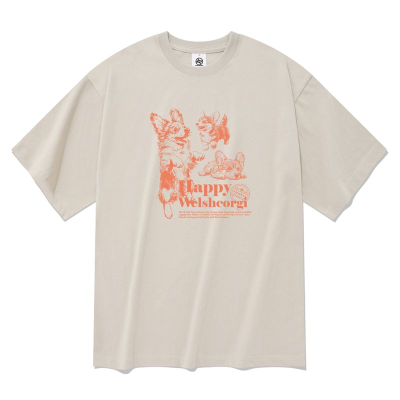 HAPPY WELSHCORGI T-SHIRTS