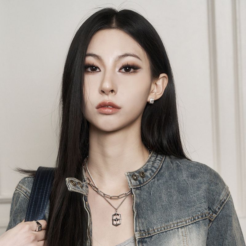 [Silver925] Black Engrave Clip Earrings
