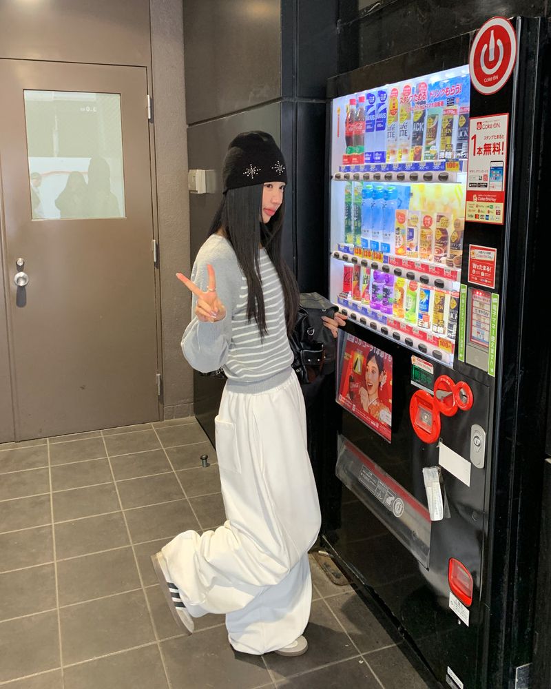 [ORIGINAL] Fib Pintuck Wide Training Two-Way Pants