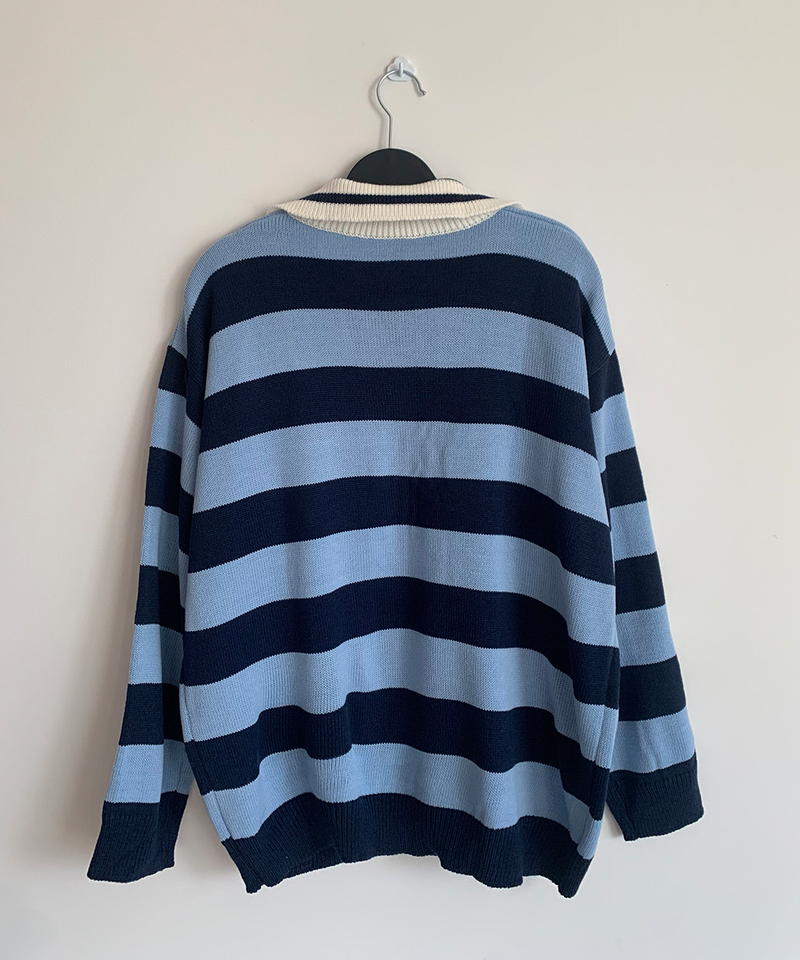 Bold Stripe Collar Knit