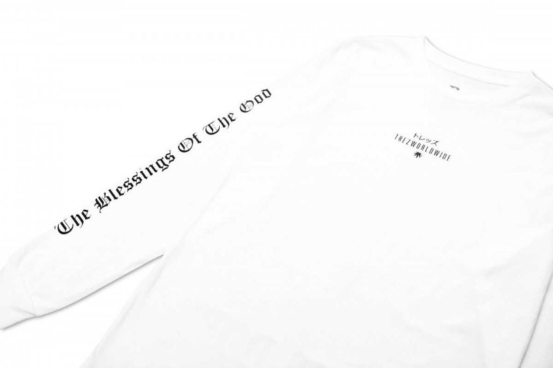 TZ God Is Dope Long Sleeve Tee - White