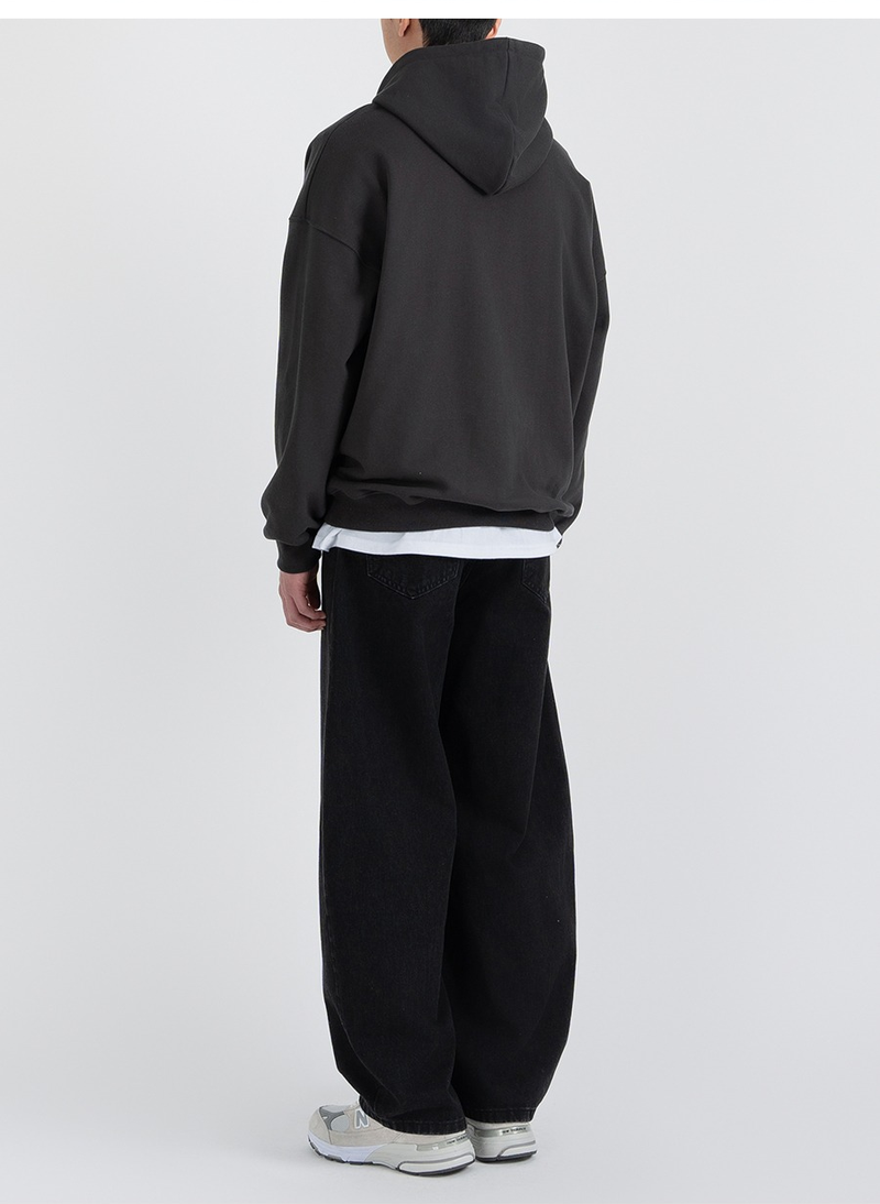Authentic Relaxed Basic Hoodie Dark Gray