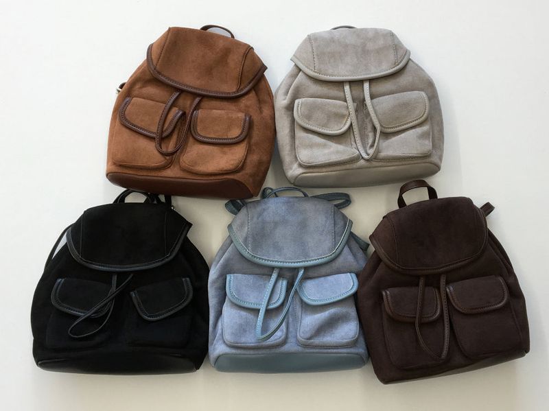 Lily Suede Mini Backpack (5color)