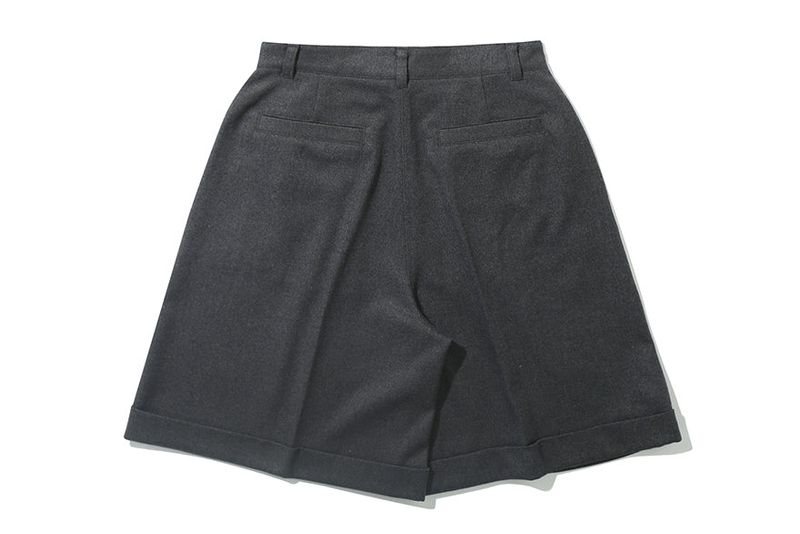 WIDE BERMUDA PANTS_GREY
