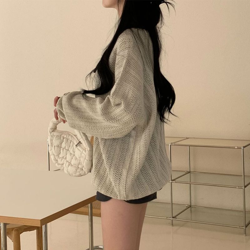 [Bellide made] Caramel Loose Fit Long Round Knitwear