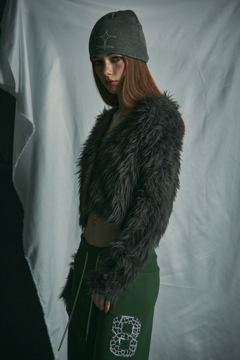FUR CARDIGAN
