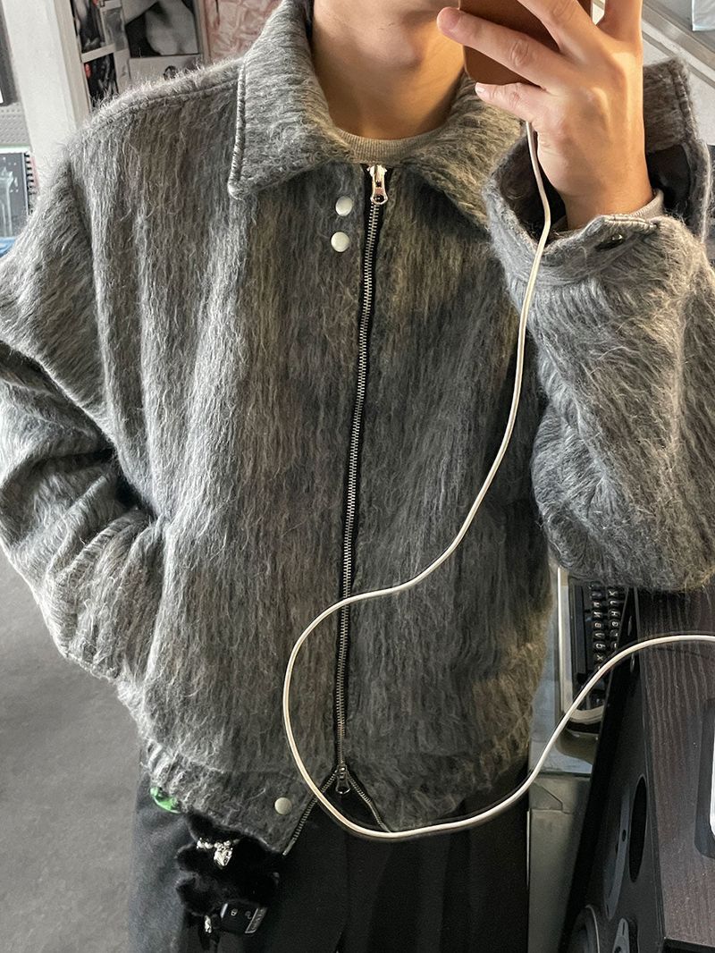 2 Low Wool Shaggy Blouson (2color)