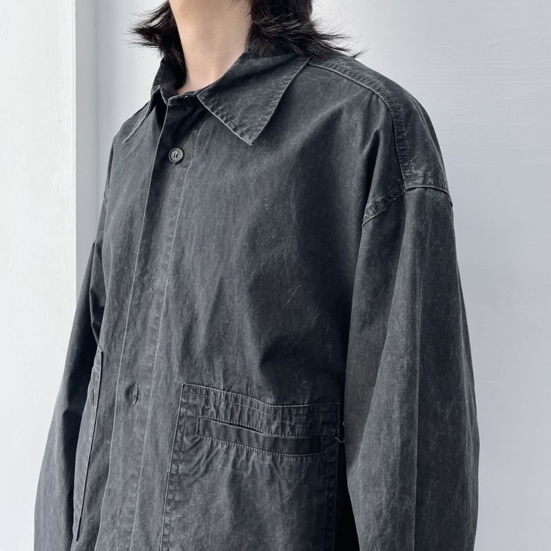 Faded Cropped Work Jacket