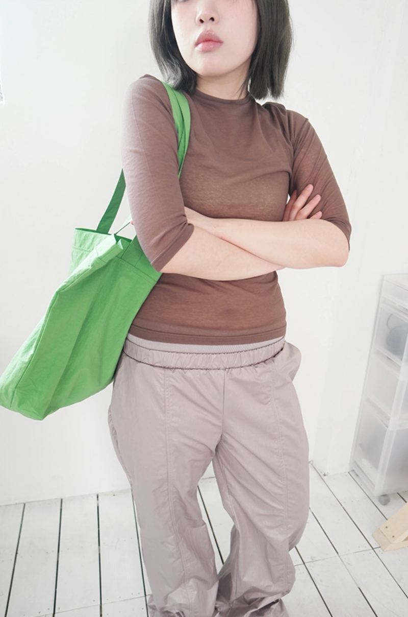 color nylon ecobag (2c)
