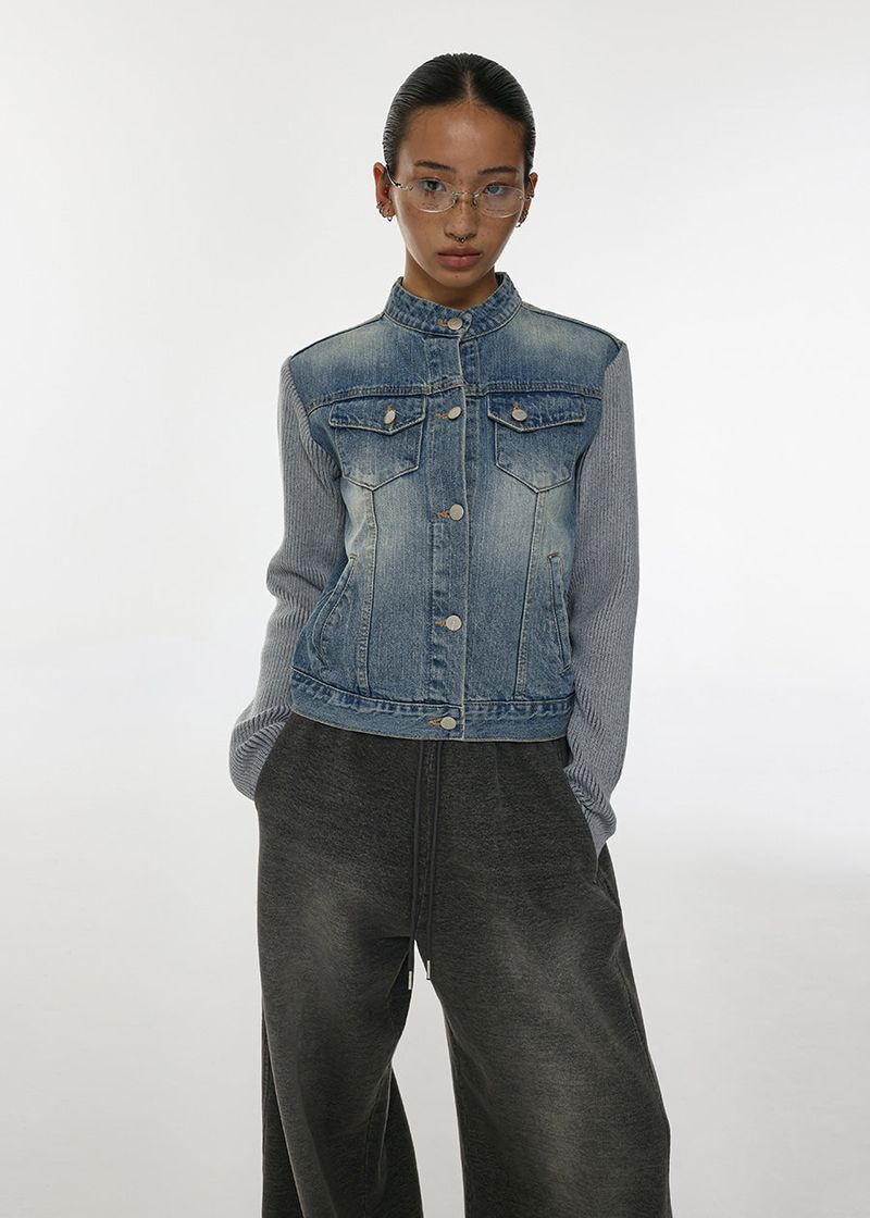 [MADE] Tenardyl Knit Denim Jacket