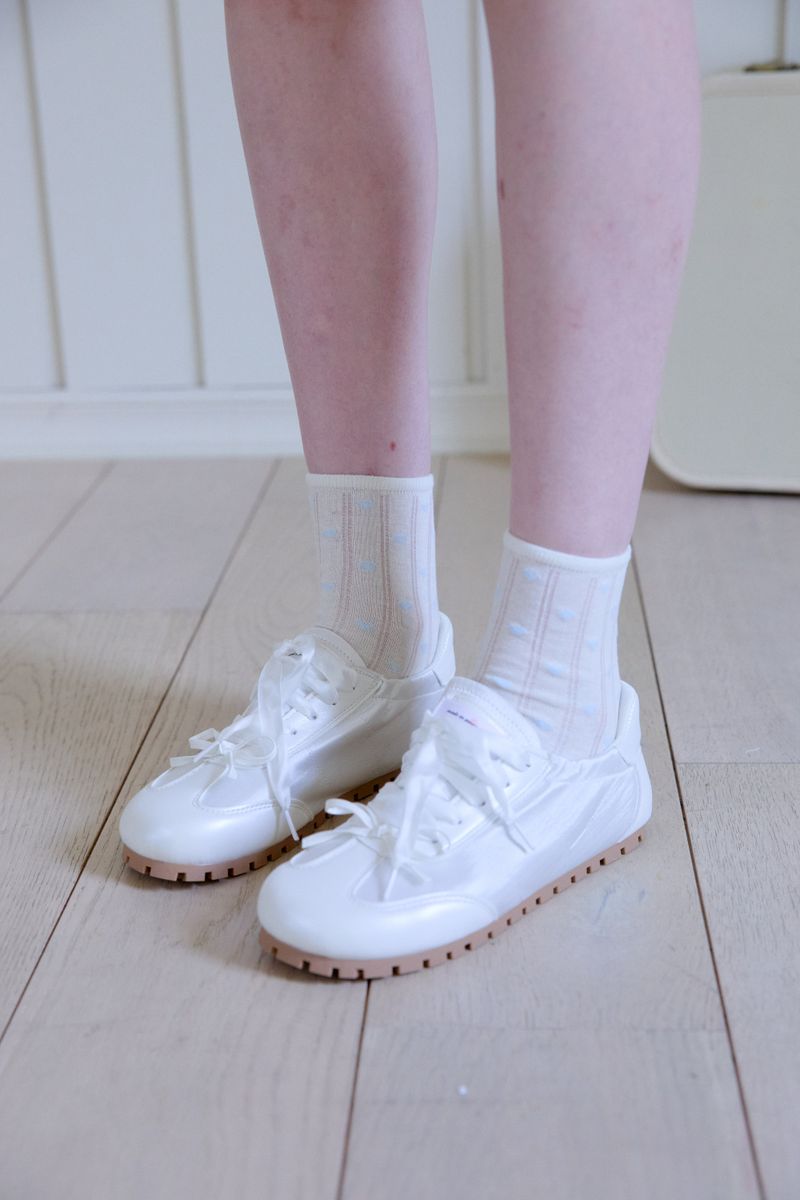 [3PCS 1SET] CLOUDY HEART SOCKS