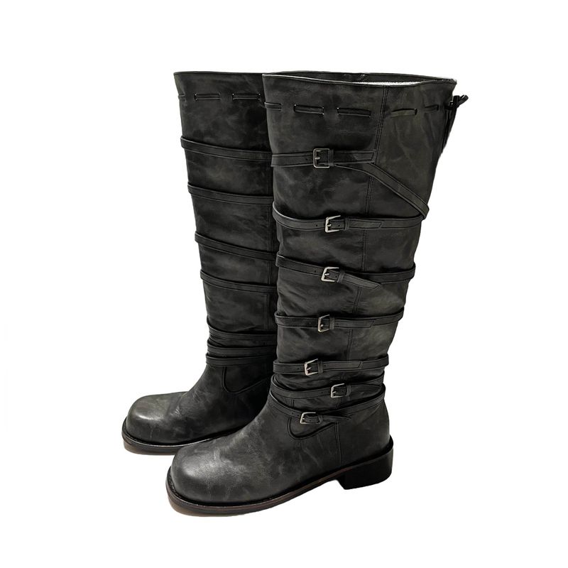 Washing strap long boots