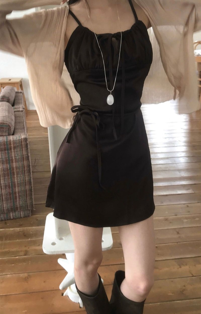kanti pearl brown glam bustier ops