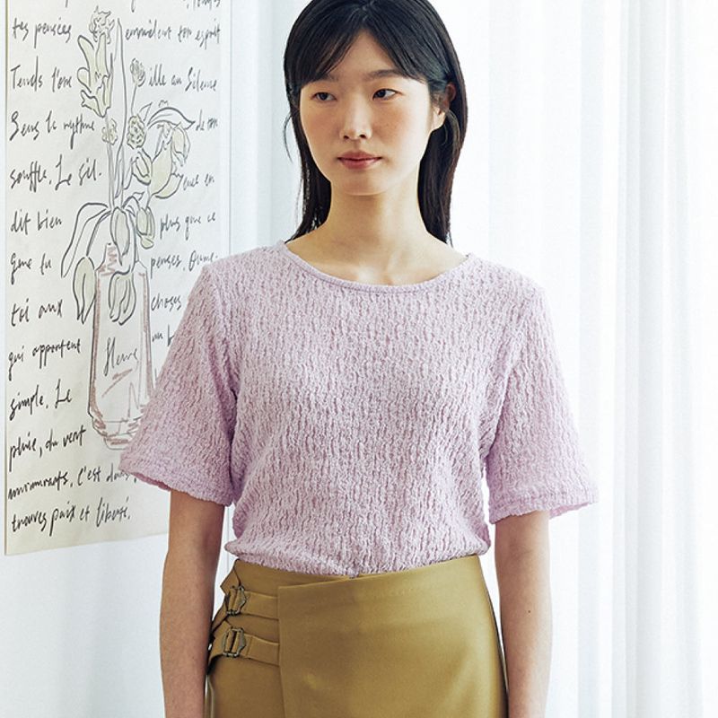 KOOKEESEE（クキシ）の「Wrinkle top (Lavender)（Tops）」
