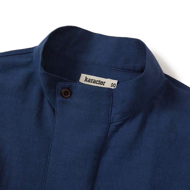Pullover work shirt / Blue