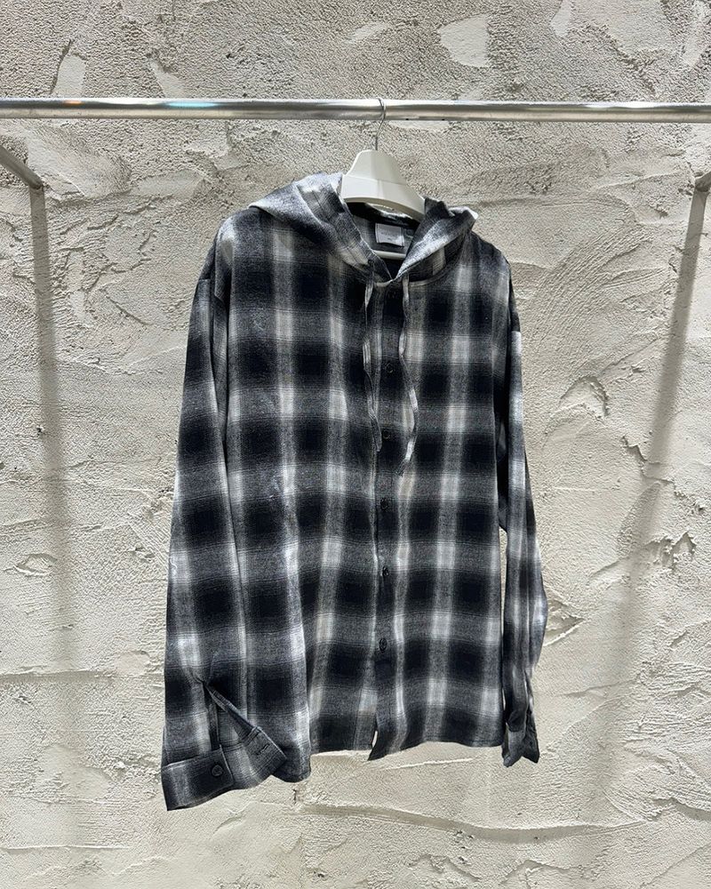 Plan check hood shirt