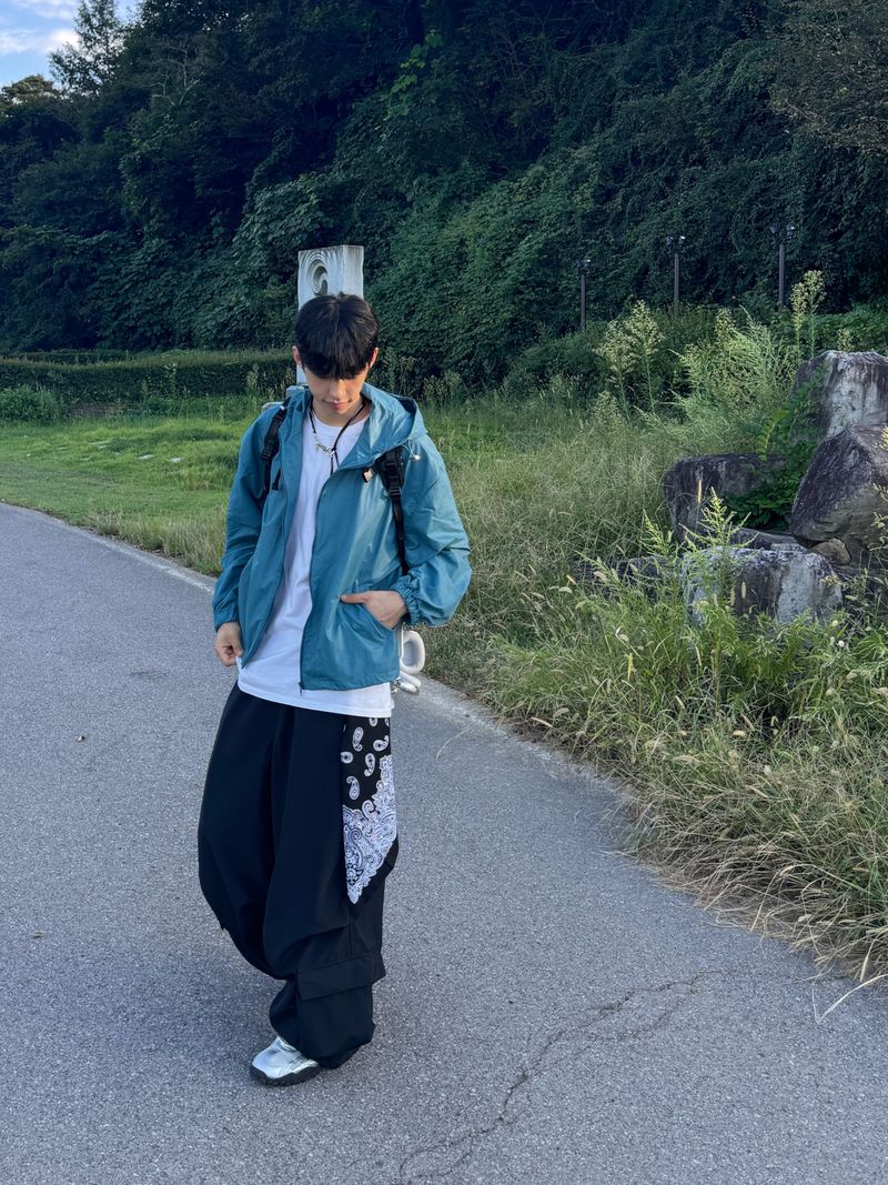 Nylon Low Cargo Pants (2 colors)