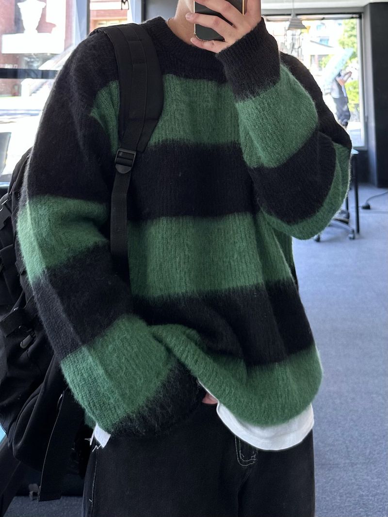 cander stripe loosefit knit