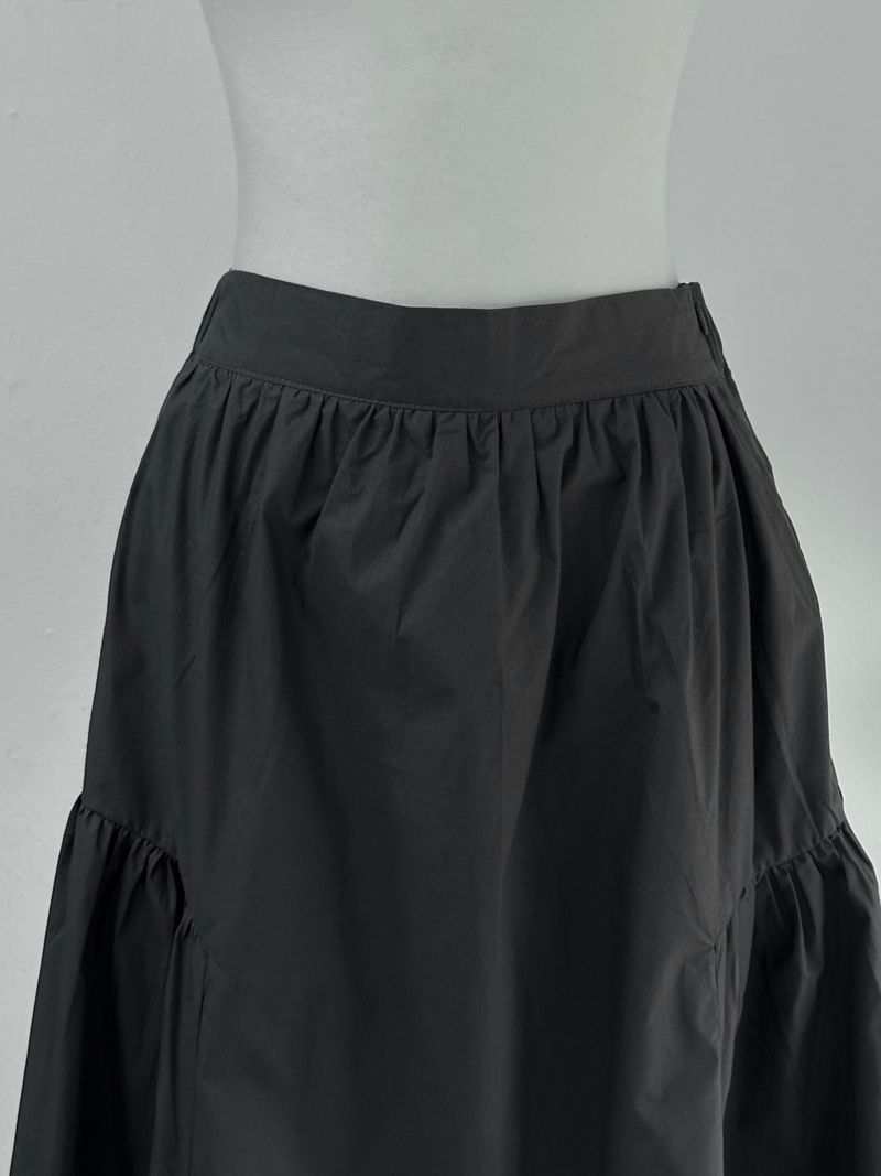 gather balloon long skirt (3color)