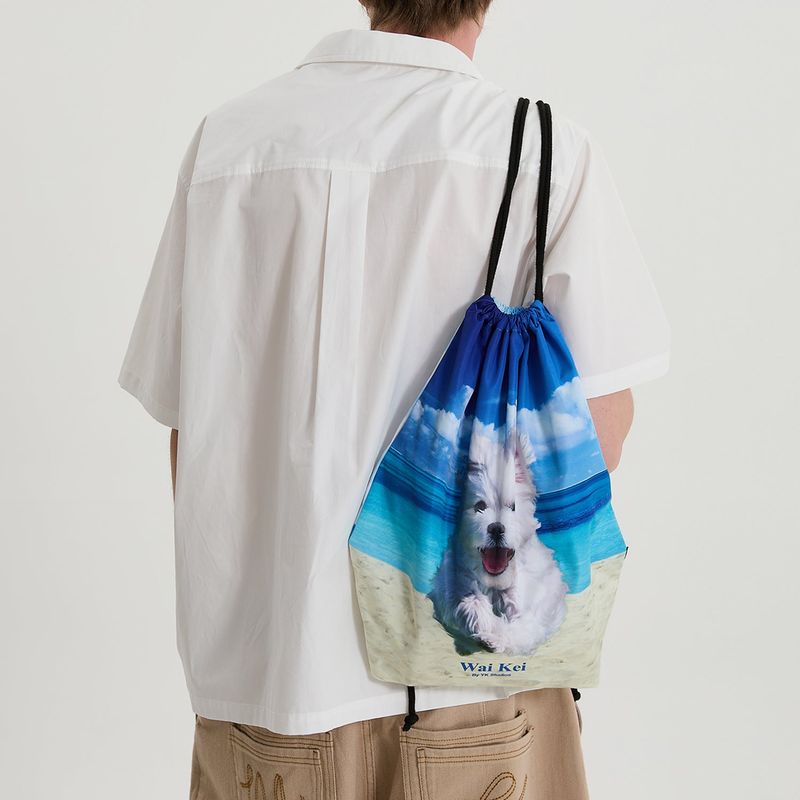 Maltese vacation string bag