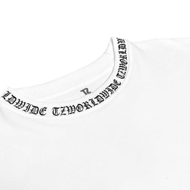 TZ RIB OVERSIZED TEE WHITE