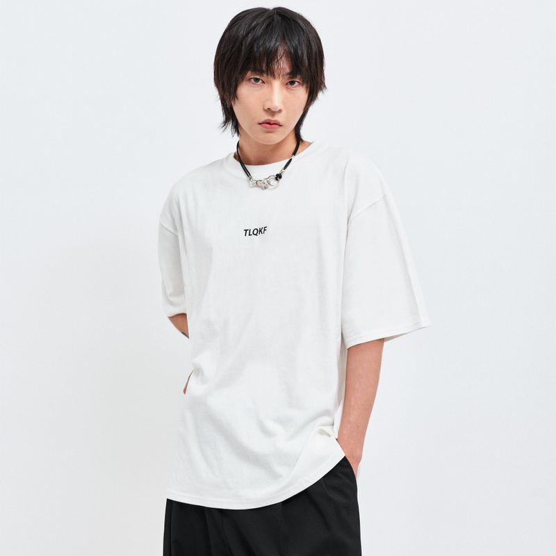 C Wear by the Genius（シーウェア バイザジーニアス）の「オーバサイズ tlqkf Tシャツ（トップス）」