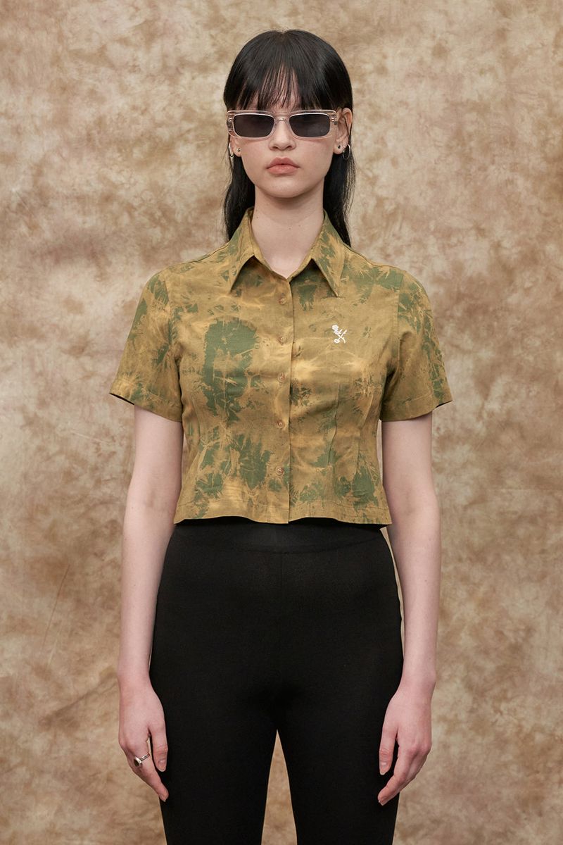 UNALLOYED（アナロイド）の「[22S] TIE DYE SHIRT（Tops）」
