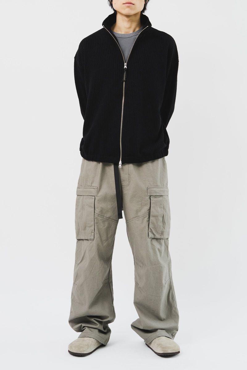 Junky Knitted Zip Up (3color)